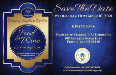 Save the Date! It’s our 3rd Annual Food and Wine Extravaganza, November 10, 2021