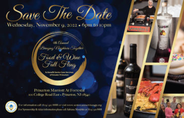 Save the Date! It’s our 4th Annual Food and Wine Fall Fling, November 9, 2022