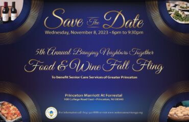 Save the Date! It’s our 5th Annual Food and Wine Fall Fling, November 8, 2023